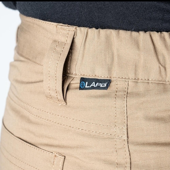 Men's Tan Cargo Pants - Picture 6 of 7